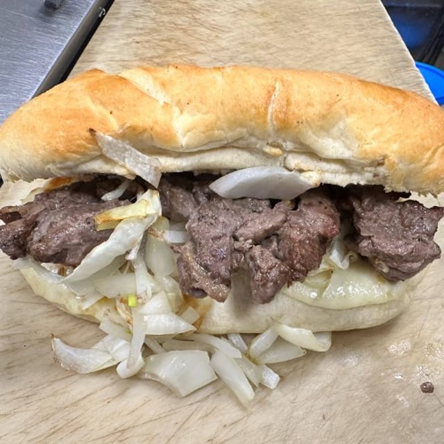 Philly Cheesesteak Sandwich (Menehune).