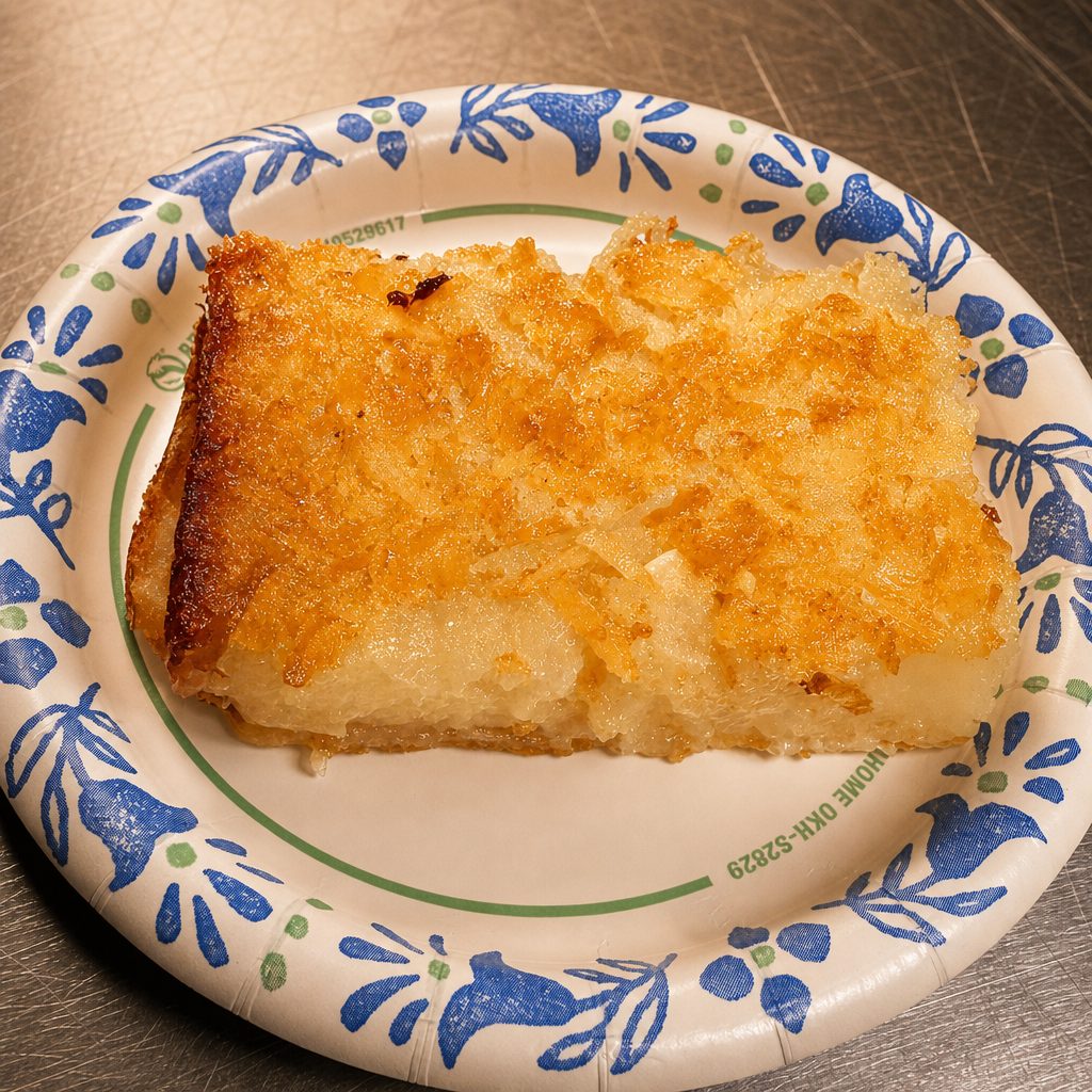 Coconut Butter Mochi.