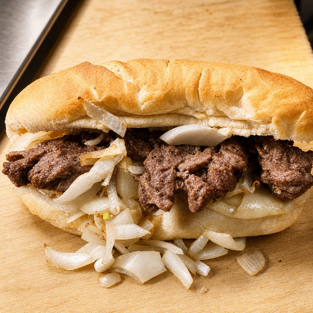 Philly Cheesesteak Sandwich (Large).