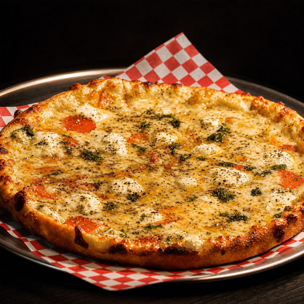 White Pizza 12" Regular (8 Slices).