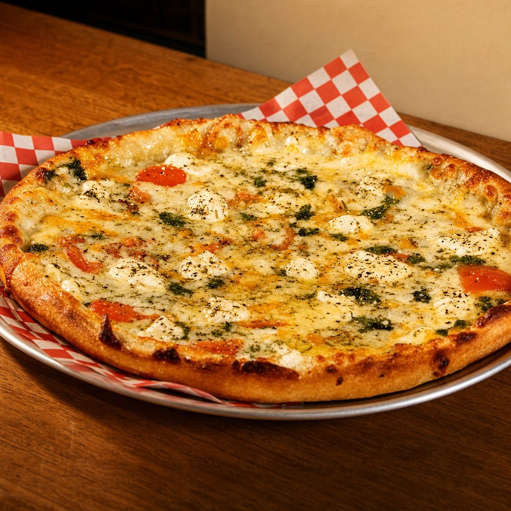 White Pizza 7" Small (4 Slices).