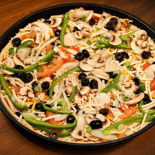 Vegetarian Pizza 7" Small (4 Slices)