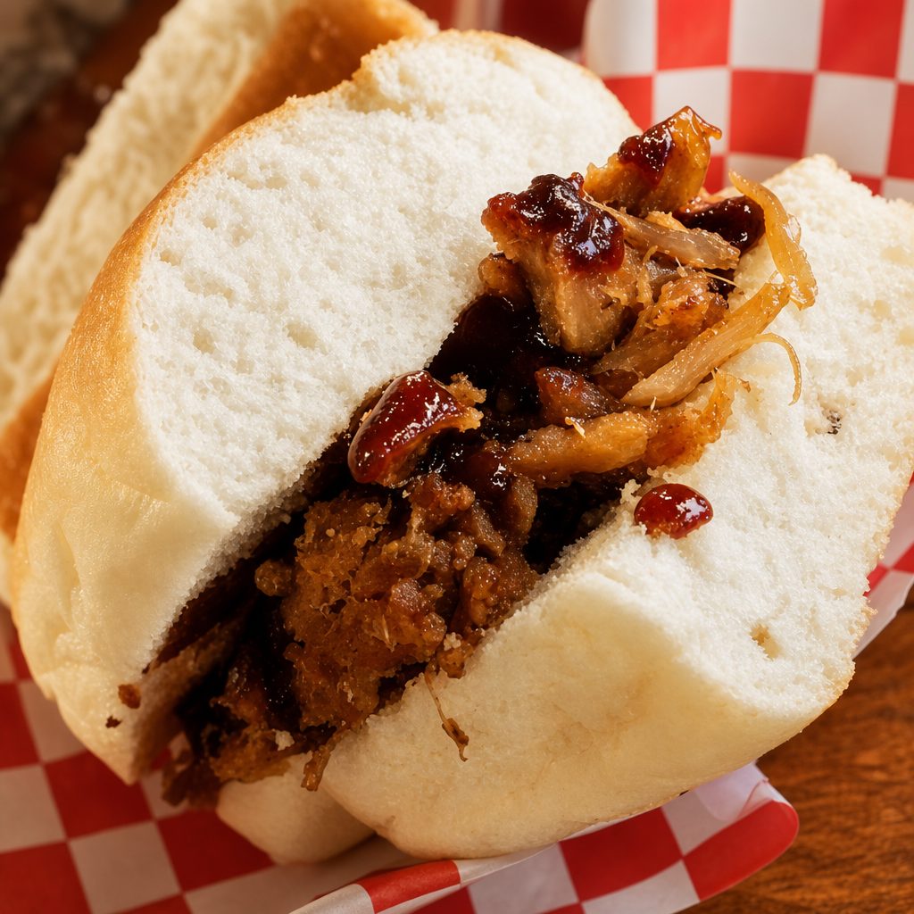 Killer Kālua Pork Sandwich (Ka-loo-ah) (Large).