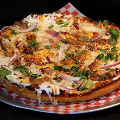 BBQ Chicken Pizza 7" Small (4 Slices).