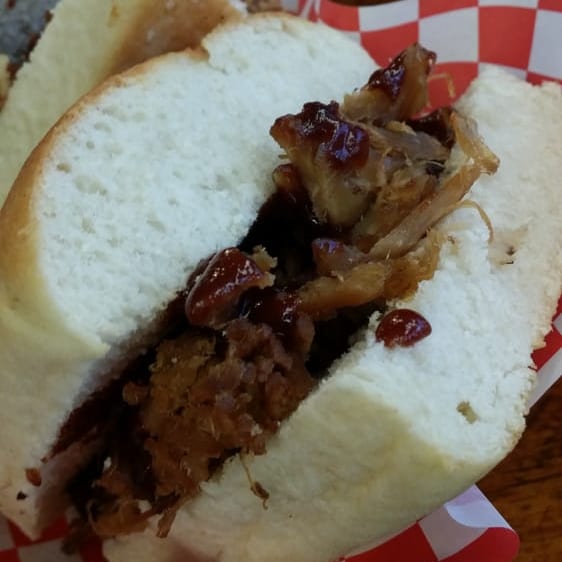 Killer Kalua Pork Sandwich (Ka-loo-ah) (Menehune).